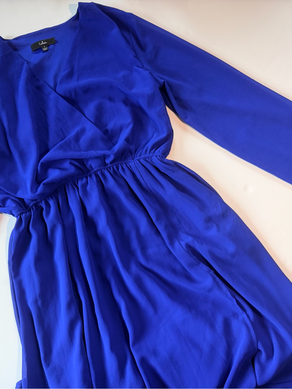Lulu's Royal Blue Long Sleeve Midi Dress